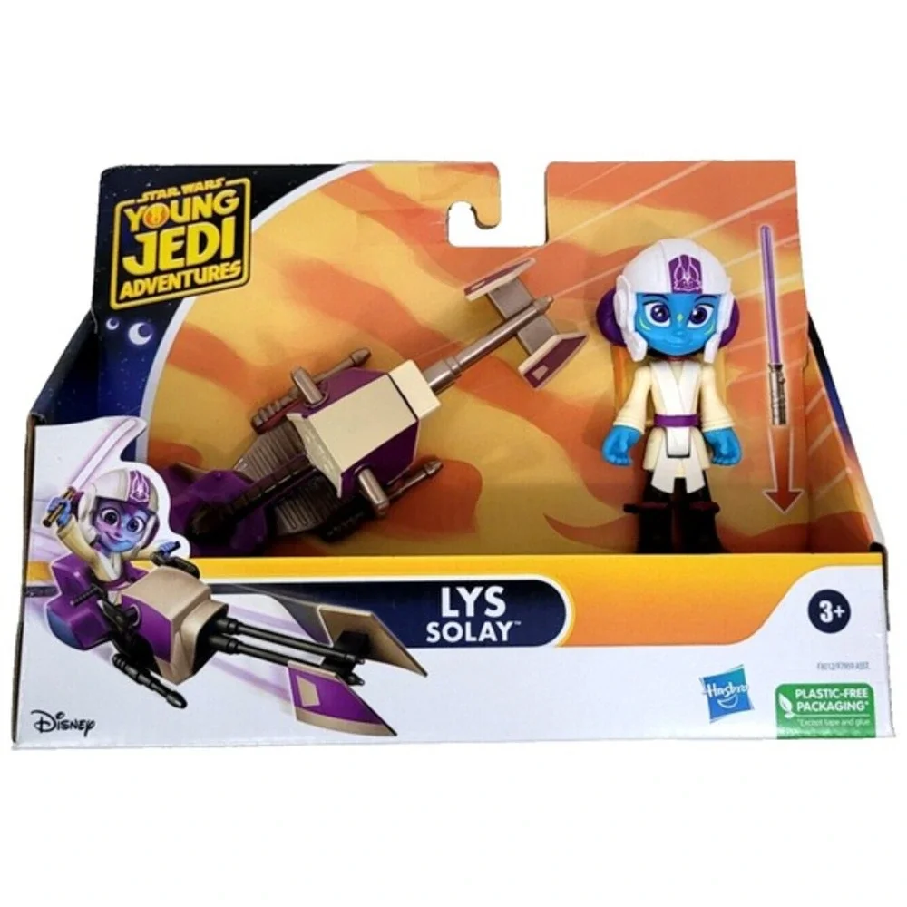 Star Wars Young Jedi Adventures Lys Solay Action Figure with Speeder - Hasbro